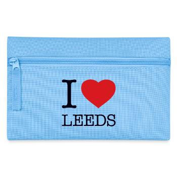 I LOVE LEEDS - Pencil Case - light blue - Front