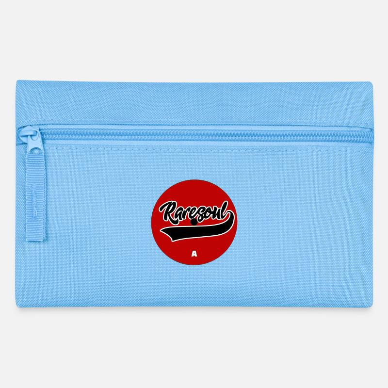 Seltene Soul-Vinyl-Schallplatte Label Red Side A - Federtasche - Hellblau