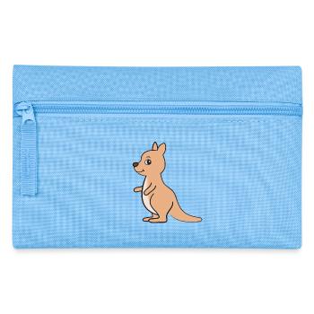 Känguru - Federtasche - Hellblau - Vorne