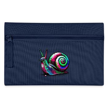 Schnecke - Federtasche - Hellblau - Vorne