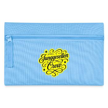 Junggesellen Crew - Federtasche - Hellblau - Vorne