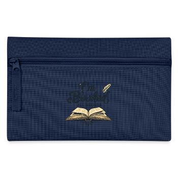 ICH BIN DAS GANZE WOCHENENDE AUSGEBUCHT - Federtasche - Hellblau - Vorne