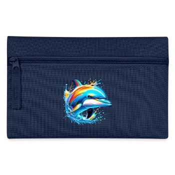 Delfin - Federtasche - Hellblau - Vorne