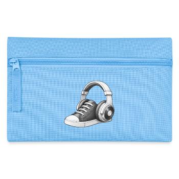 MUSICAL SNEAKERS - black & white - Trousse - bleu clair - Devant