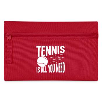 Tennis ist alles, was du brauchst - Federtasche - Rot - Vorne