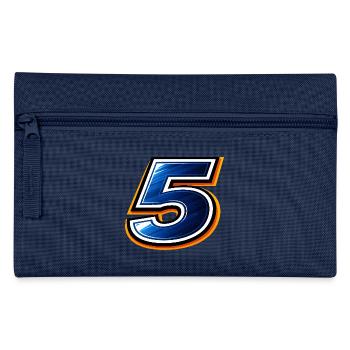 Maillot de football numéro 5 design sportif - Trousse - bleu clair - Devant