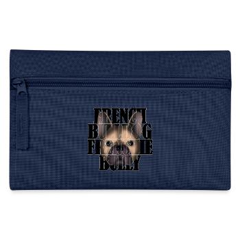 French Bulldog Frenchie Bully R6Z - Pencil Case - light blue - Front