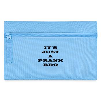 IT'S JUST A PRANK BRO Geschenk Teenager - Federtasche - Hellblau - Vorne