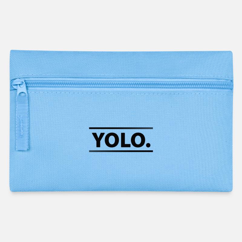 YOLO - Trousse - bleu clair