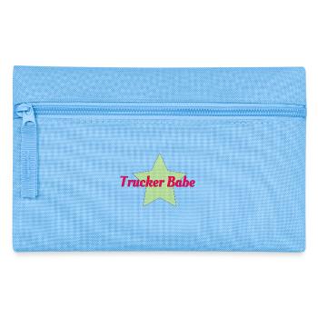 Trucker babe - Pencil Case - light blue - Front