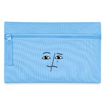 Sad and happy - Pencil Case - light blue - Front