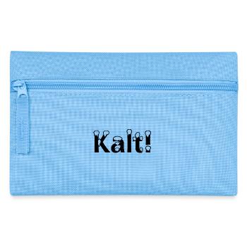 Kalt! - Federtasche - Hellblau - Vorne