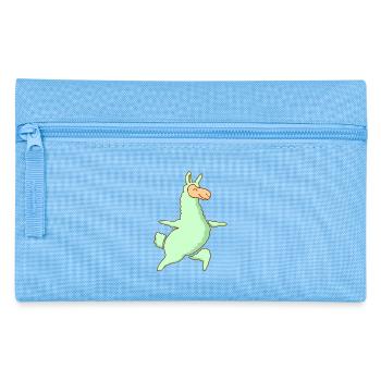 Lama - Federtasche - Hellblau - Vorne