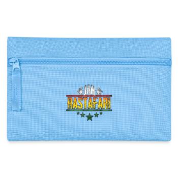 Conception d’affirmation rastafari de Jah - Trousse - bleu clair - Devant
