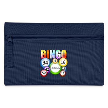 Vibrant Bingo Free Ball Design - Pencil Case - light blue - Front