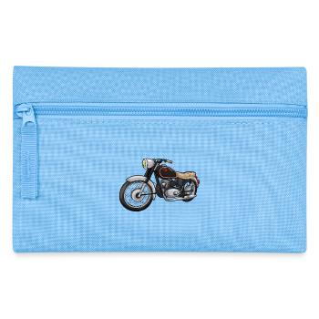 Cool motorcycle - Pencil Case - light blue - Front