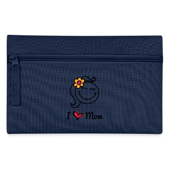 Ich Liebe Mama Herz Mutter Mutter Muttertag Spruch - Federtasche - Hellblau - Vorne