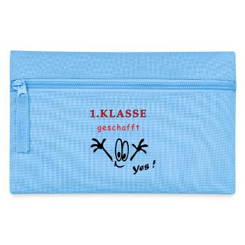 1.Klasse, Schule, yes - Federtasche - Hellblau - Vorne