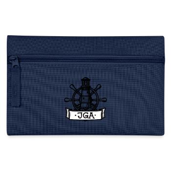JGA / Junggesellenabschied (für Seefahrer*innen) - Federtasche - Hellblau - Vorne