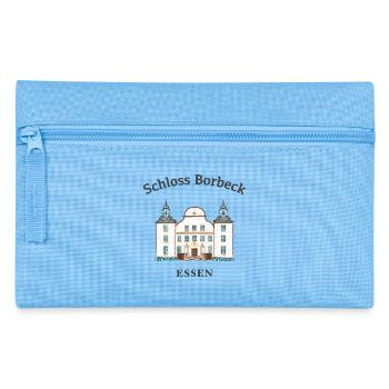 Essen, emblématique château de Borbeck, région de la Ruhr - Trousse - bleu clair - Devant