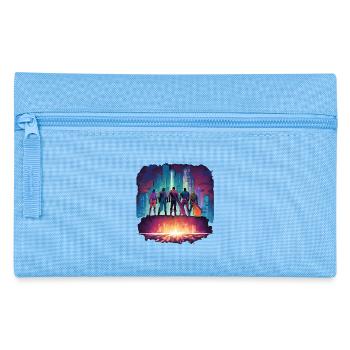 Superheroes - Pencil Case - light blue - Front