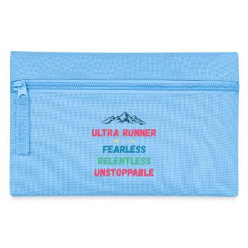 Ultra Runnner - Intrépide. Implacable. Imparable. - Trousse - bleu clair - Devant