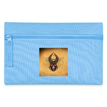 Ancient Egyptian beetle - Pencil Case - light blue - Front