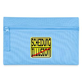 EHE ILLUSION - TRENNUNG SCHEIDUNG - Federtasche - Hellblau - Vorne