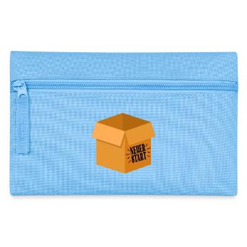 NEUER START - ABSCHIEDSGESCHENKE KARTON - Federtasche - Hellblau - Vorne