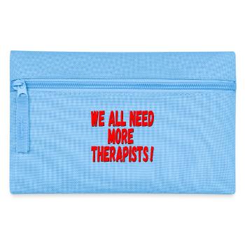 THERAPEUTEN GESUNDHEIT - Federtasche - Hellblau - Vorne