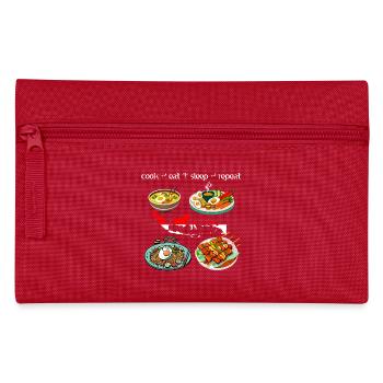 Indonesian Cooking - Nasi Goreng - Sate - Soto - Pencil Case - red - Front