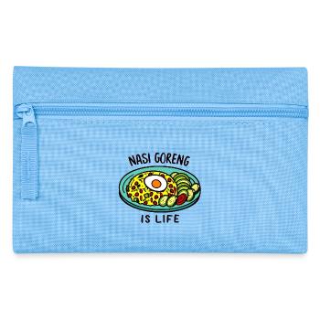 Nasi goreng is life! - Pencil Case - light blue - Front