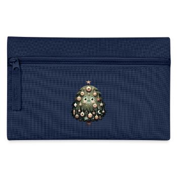 Weihnachten Christbaum x-Mas Weihnachtsbaum - Federtasche - Hellblau - Vorne