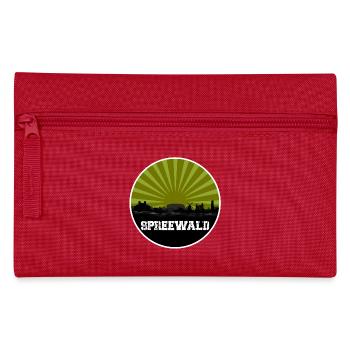 Spreewald Retro Skyline - Federtasche - Rot - Vorne