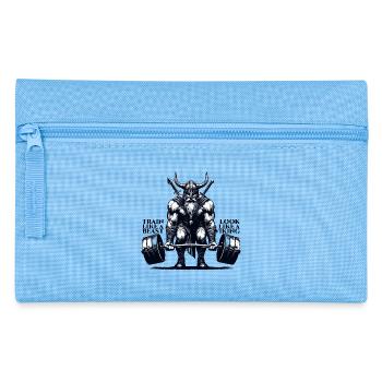 Viking Deadlift Gift - Pencil Case - light blue - Front