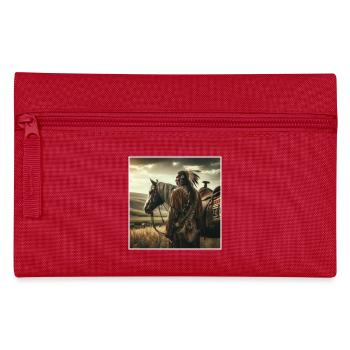 Native American - Pencil Case - red - Front