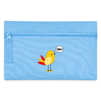 DRAPEAU DU PAYS ESPAGNE OISEAU ESPAGNOL - Trousse - bleu clair - Devant