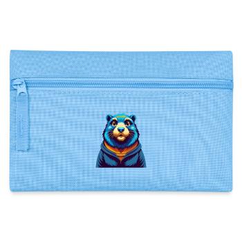 Gopher Bunte Kawaii Cartoon Figur Clipart - Federtasche - Hellblau - Vorne