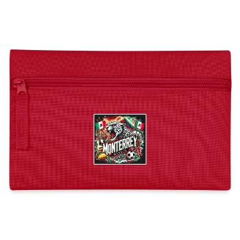 Monterrey Mexiko Städte Design - Federtasche - Rot - Vorne