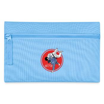 Nage-waza Judoka Fighters Martial Arts Judo - Pencil Case - light blue - Front