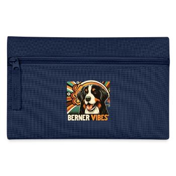 Berner Sennenhund - Federtasche - Hellblau - Vorne