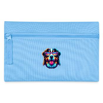 Bernese mountain dog - Pencil Case - light blue - Front
