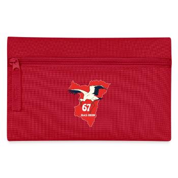 Bas-Rhin - Federtasche - Rot - Vorne