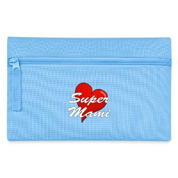 SUPER MAMI - Federtasche - Hellblau - Vorne
