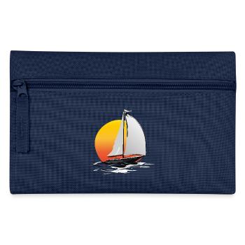Marin avec soleil - Trousse - bleu clair - Devant