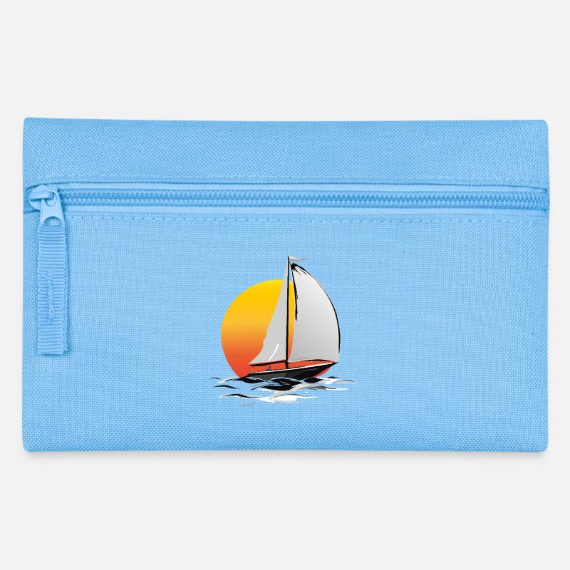 Sailor with sun - Pencil Case - light blue