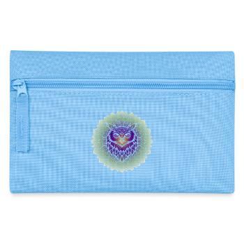 Mandala de la sagesse ancienne - Trousse - bleu clair - Devant
