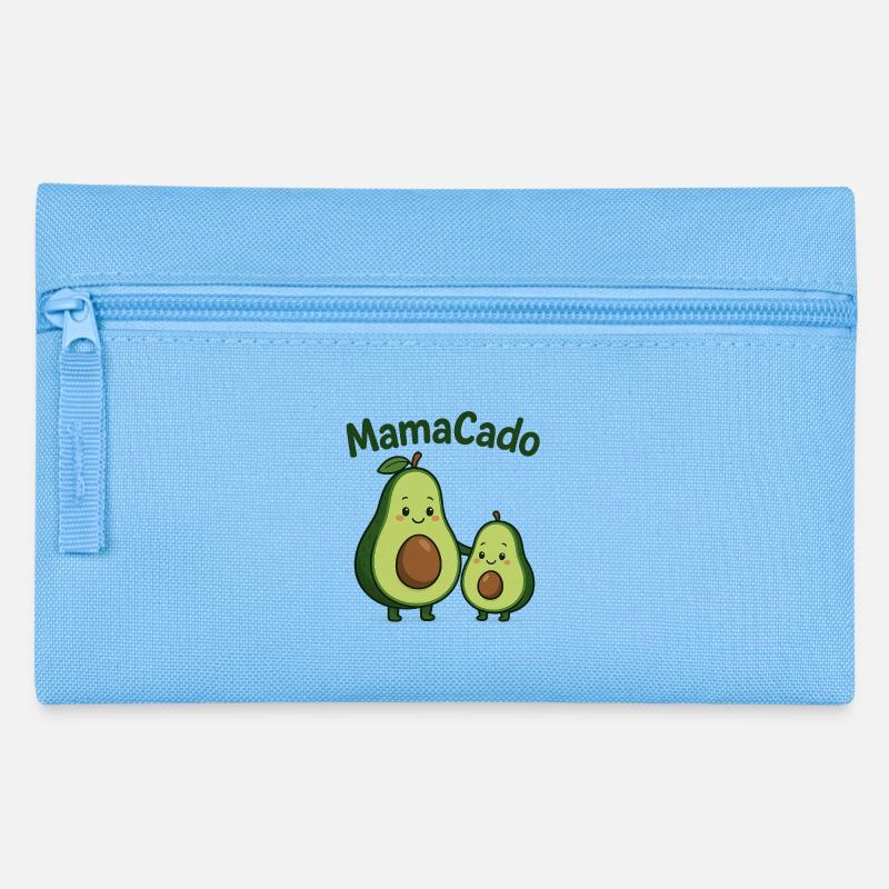 MamaCado – Avocat avec cœur - Trousse - bleu clair