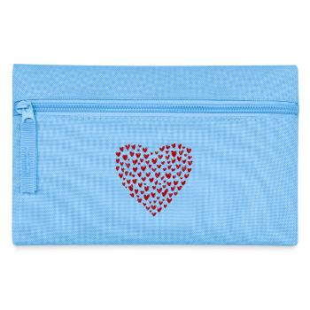Heart Collection: Love in Red - Pencil Case - light blue - Front