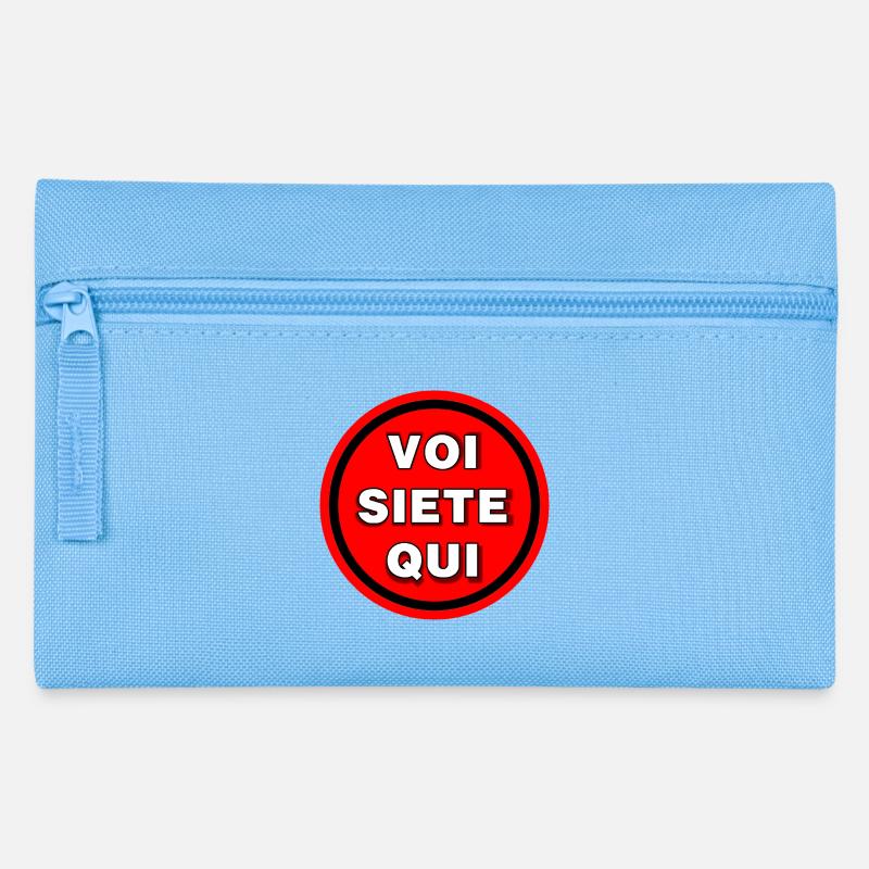 Sie sind hier - Federtasche - Hellblau